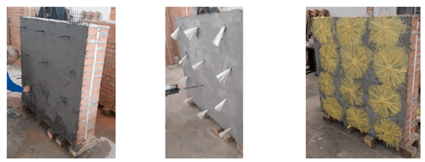 Consolidamento di cavity walls con diatoni GFRP